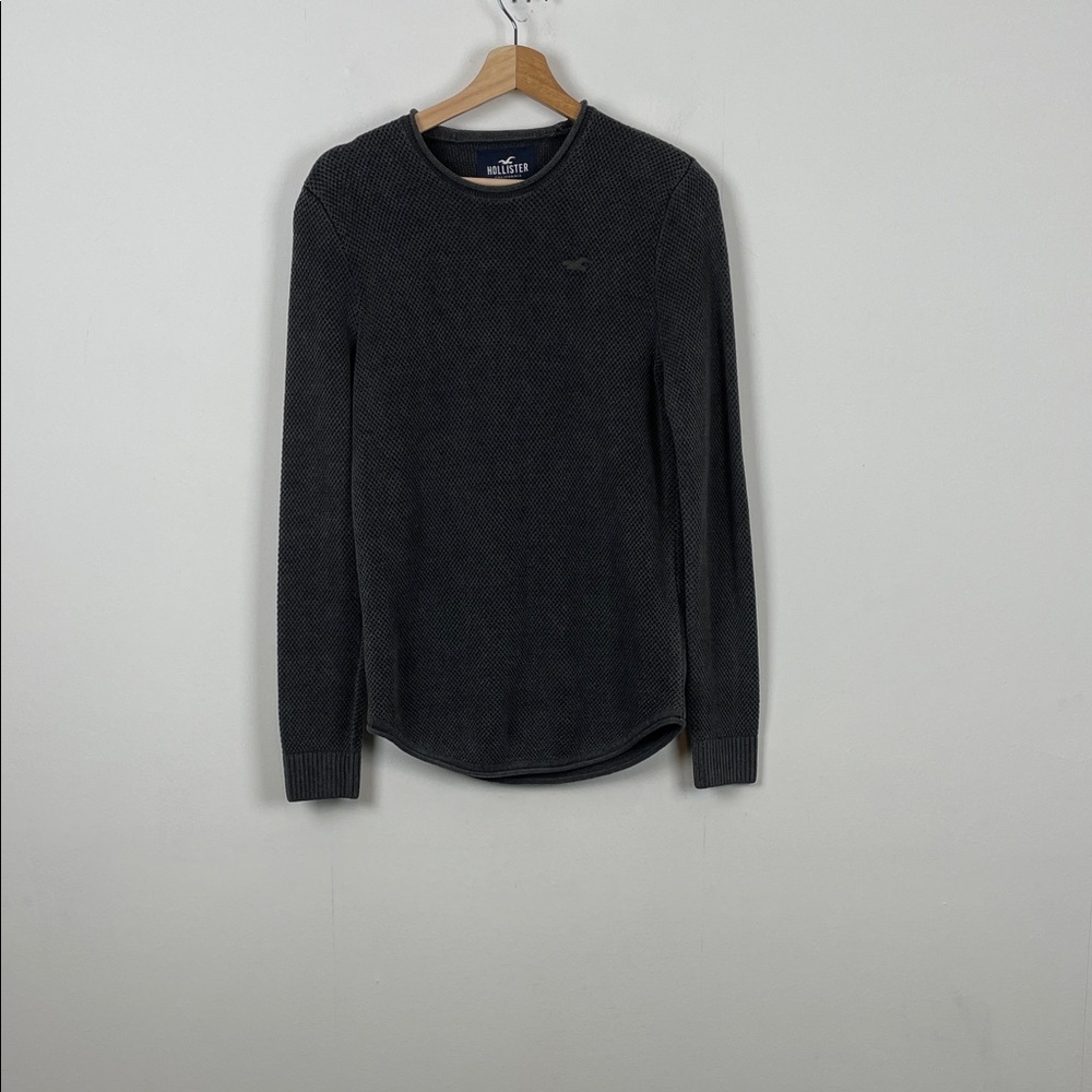 Hollister California Thermal Pullover Roll Neck Dark Gray Long Sleeve Men's S